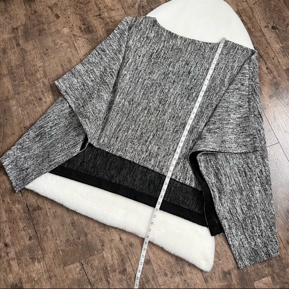 DKNY Poncho Sweater Space Dye Marled Medium Large - Picture 7 of 14